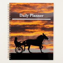 Planejador Diário de Cavalo de Trote Padrão