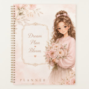 Planejador Diário de Luxo Suave Feminino