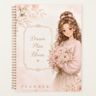Planejador Diário de Luxo Suave Feminino