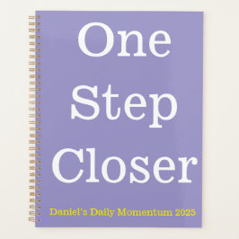 Planejador Diário - Design Personalizado de Uma Et