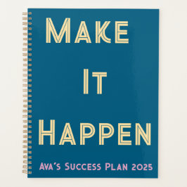 Planejador Diário - Faça com que isso aconteça com