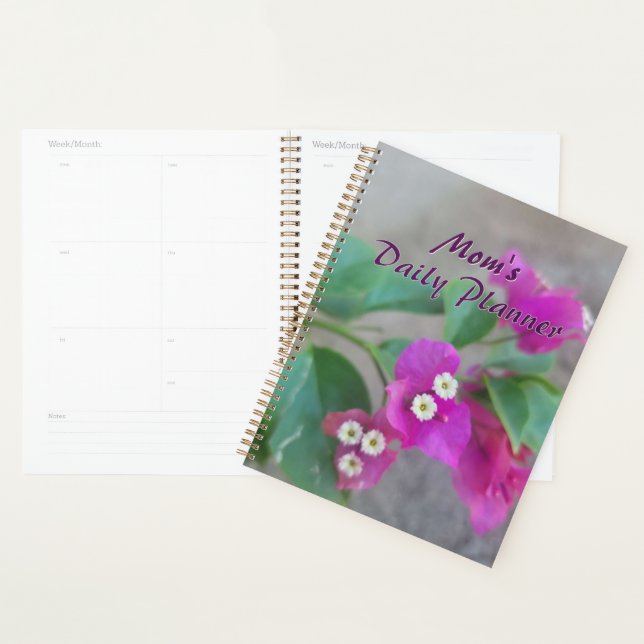 Planejador Diário Floral  (Exibição)