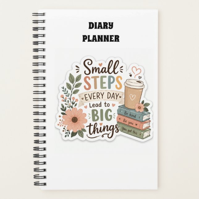 Planejador Diário Floral (Frente)