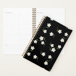 Planejador Diário Midnight Daisy | Floral Elegante