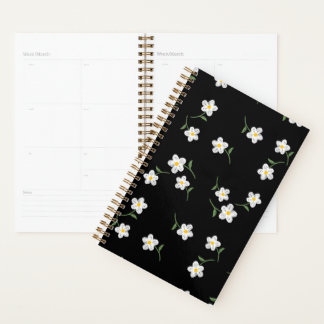 Planejador Diário Midnight Daisy | Floral Elegante