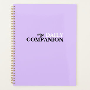 Planejador Diário Mínimo de lavanda