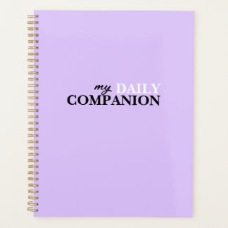 Planejador Diário Mínimo de lavanda