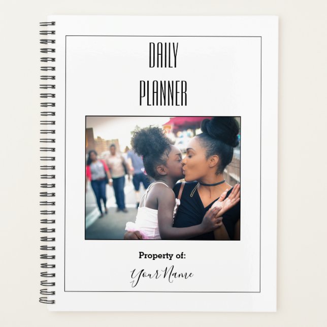 Planejador Diário - Suas Fotos - HAMbWG (Frente)