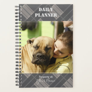 Planejador Diário - Xadrez com Suas Fotos - HAMbWG