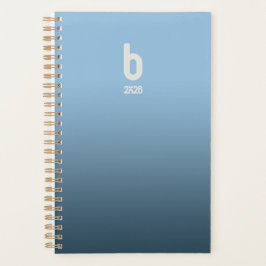 Planejador Espiral Azul – Respiração 2026