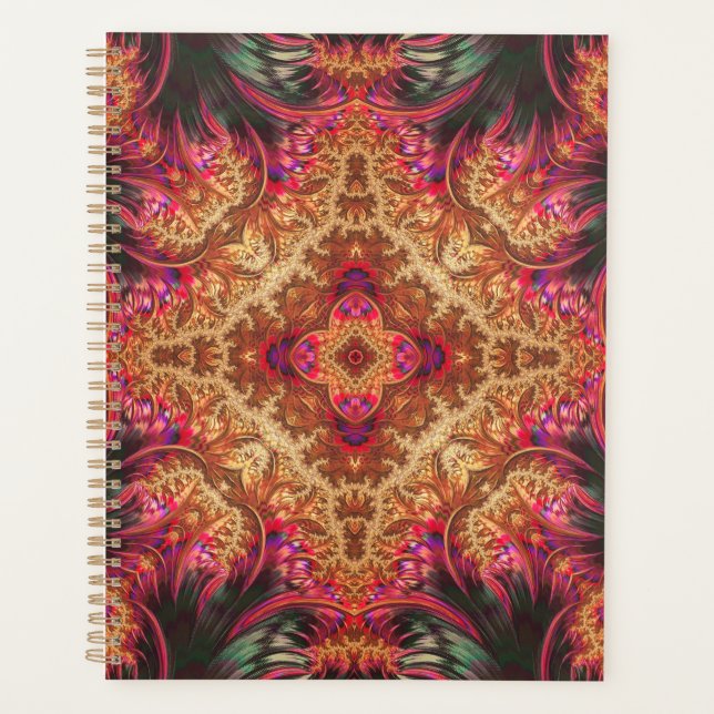 Planejador Espiral | Fractal Real (Frente)