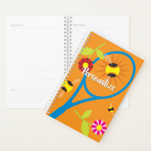 Planejador espiral personalizado com design de rac