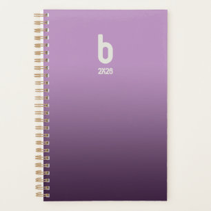 Planejador Espiral Roxo – Respiração 2026