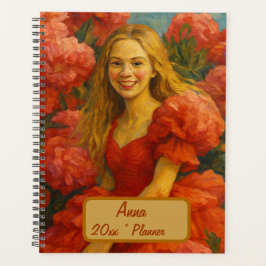 Planejador Floral de Nome Personalizado