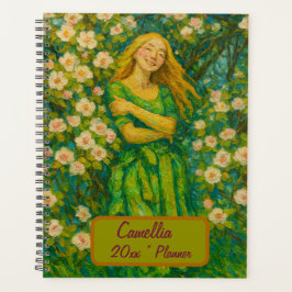 Planejador Floral de Nome Personalizado