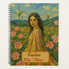 Planejador Floral de Nome Personalizado