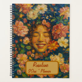 Planejador Floral de Nome Personalizado