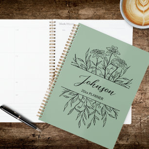 Planejador Floral Esboçado