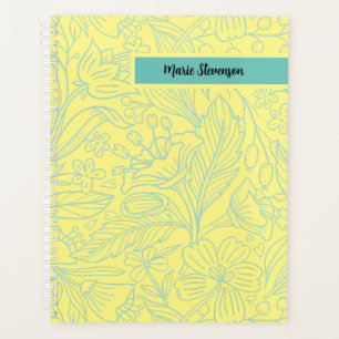Planejador Floral Personalizado de 12 Meses