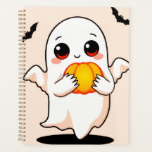 Planejador Fofo de Fantasma de Halloween