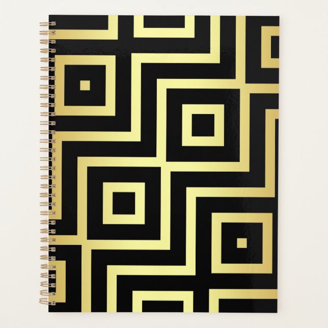 Planejador Geométrico do Vazio Art Deco, de 1920 (Frente)