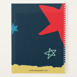 Planejador Hero-Themed Teacher Homeschool (Grande)