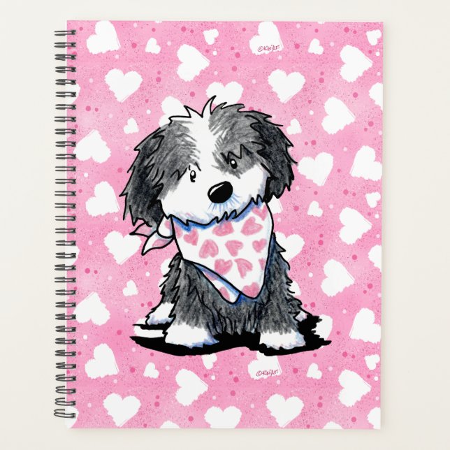 Planejador KiniArt Havanese Hearts (Frente)