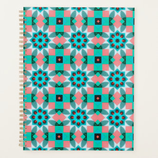 Planejador Mandala Coral & Menta