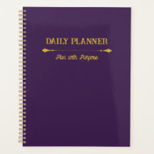 Planejador Minimalista Loyal Plum Gold