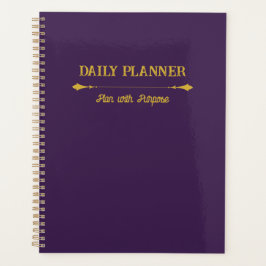 Planejador Minimalista Loyal Plum Gold