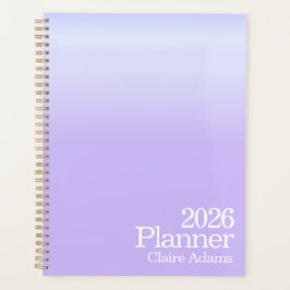 Planejador Moderno com Efeito Ombre Roxo
