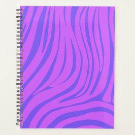 Planejador Organizador de Padrão de Zebra Neon