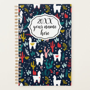 Planejador Personalizado com Alpacas