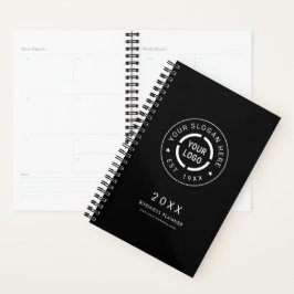 Planejador personalizado com logotipo redondo pret