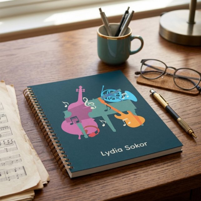 Planejador Personalizado com Tema Musical (Criador carregado)
