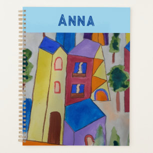 Planejador Personalizado da Vila abstrato de Verão