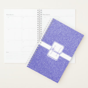 Planejador Personalizado de Brilho Roxo