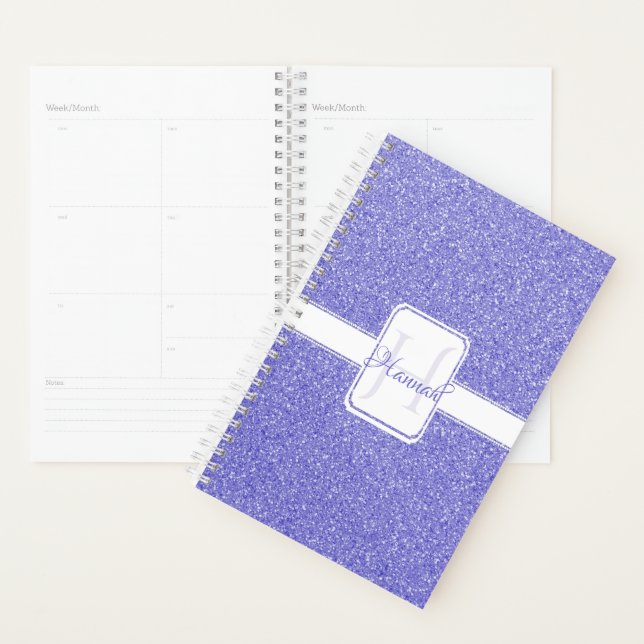 Planejador Personalizado de Brilho Roxo (Exibição)