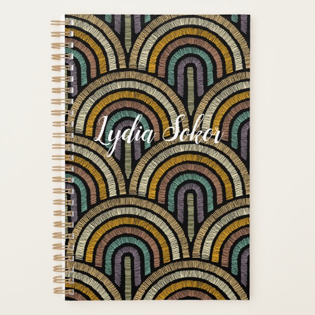 Planejador Personalizado de Estilo Bordado (Frente)