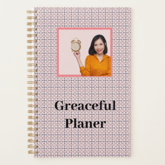 Planejador personalizado de Flor de Padrão Ininter