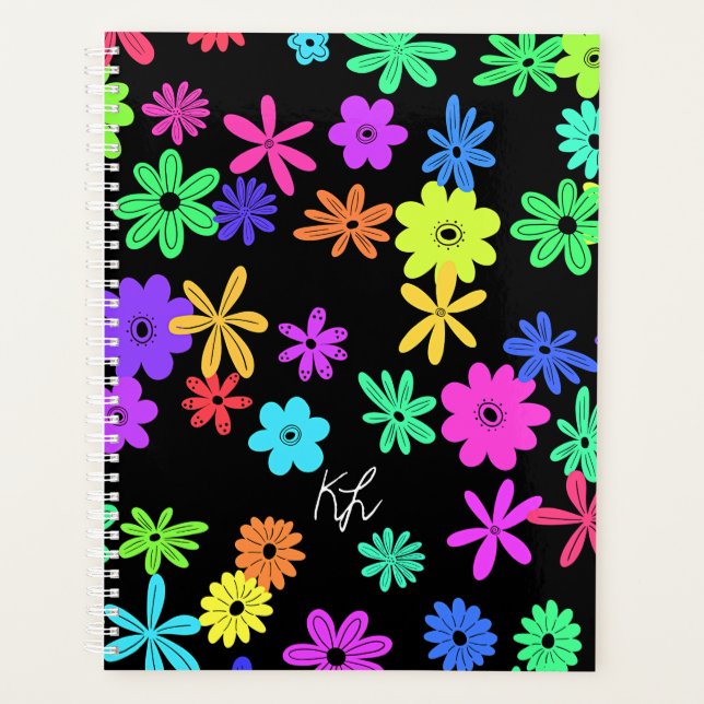 Planejador Personalizado de Flores Personalizadas  (Frente)