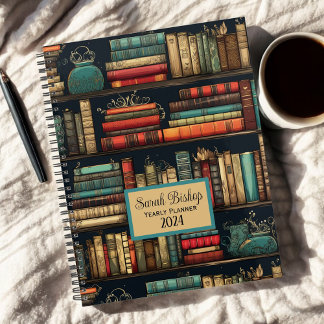 Planejador Personalizado de Folha de Livraria de B