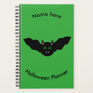 Planejador Personalizado de Halloween de Gato Vamp