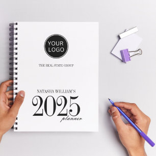 Planejador Personalizado de Logotipo Simples da Em
