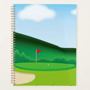 Planejador Personalizado de Presente de Golf/Membr
