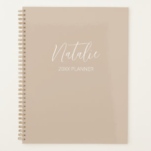 Planejador Personalizado de Tan Moderno