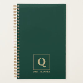 Planejador Personalizado Deep Emerald
