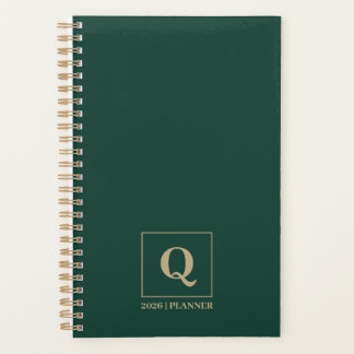 Planejador Personalizado Deep Emerald