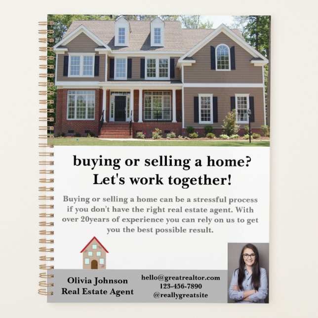 Planejador Personalizado do Agente de Imóveis Mode (Frente)