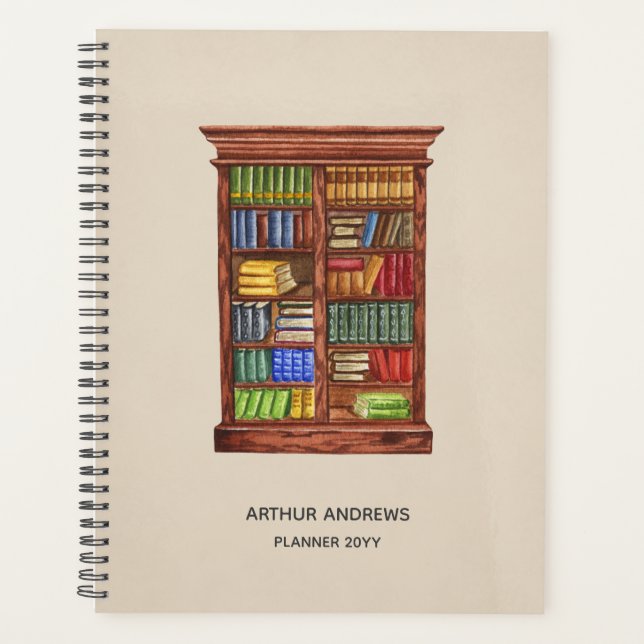 Planejador Personalizado do Livro | Presente Bibli (Frente)